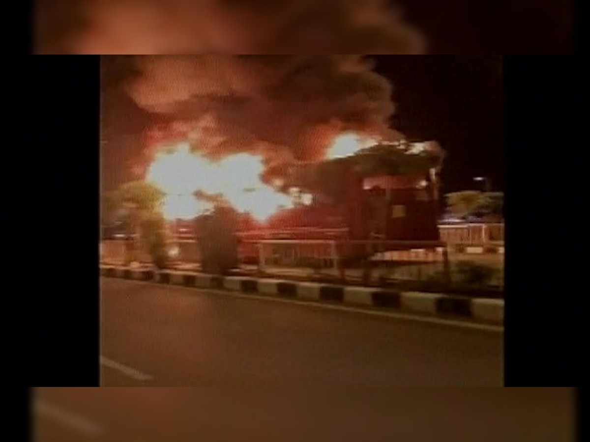 Two buses torched in Surat after police lathi-charge, detain Patidar protesters