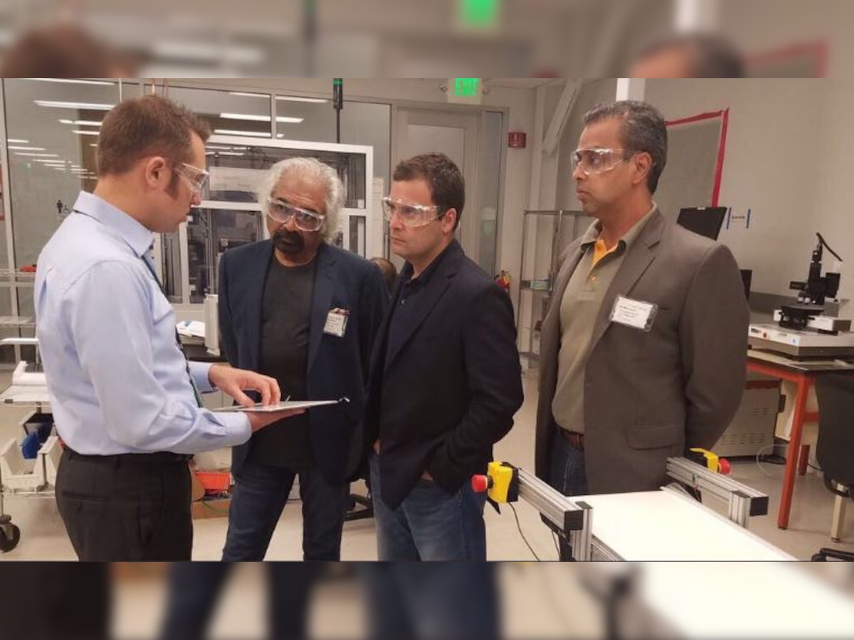 Rahul Gandhi in US: Congress vice president visits Tesla's solar research centre