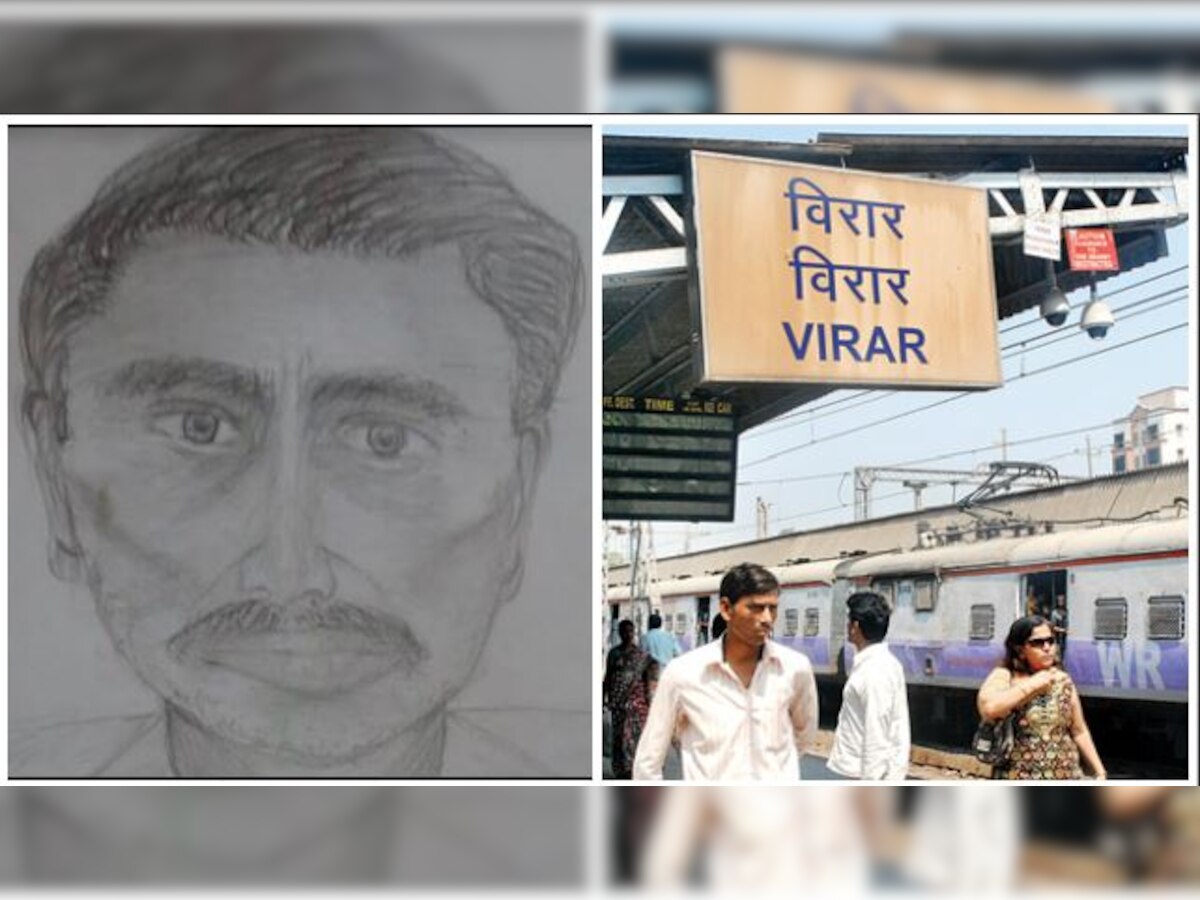 GRP releases sketch of man who pushed woman out of Mumbai local