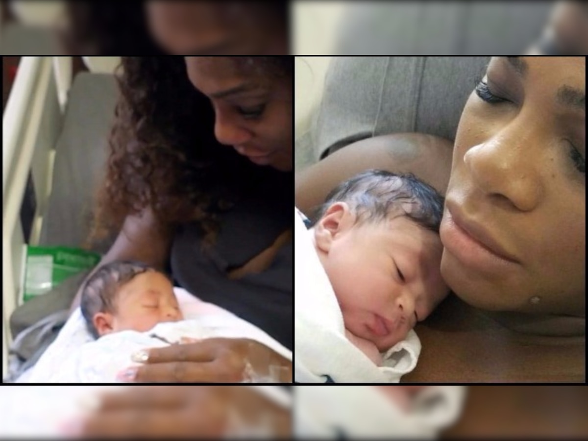 WATCH: Serena Williams introduces baby girl Alexis to the world