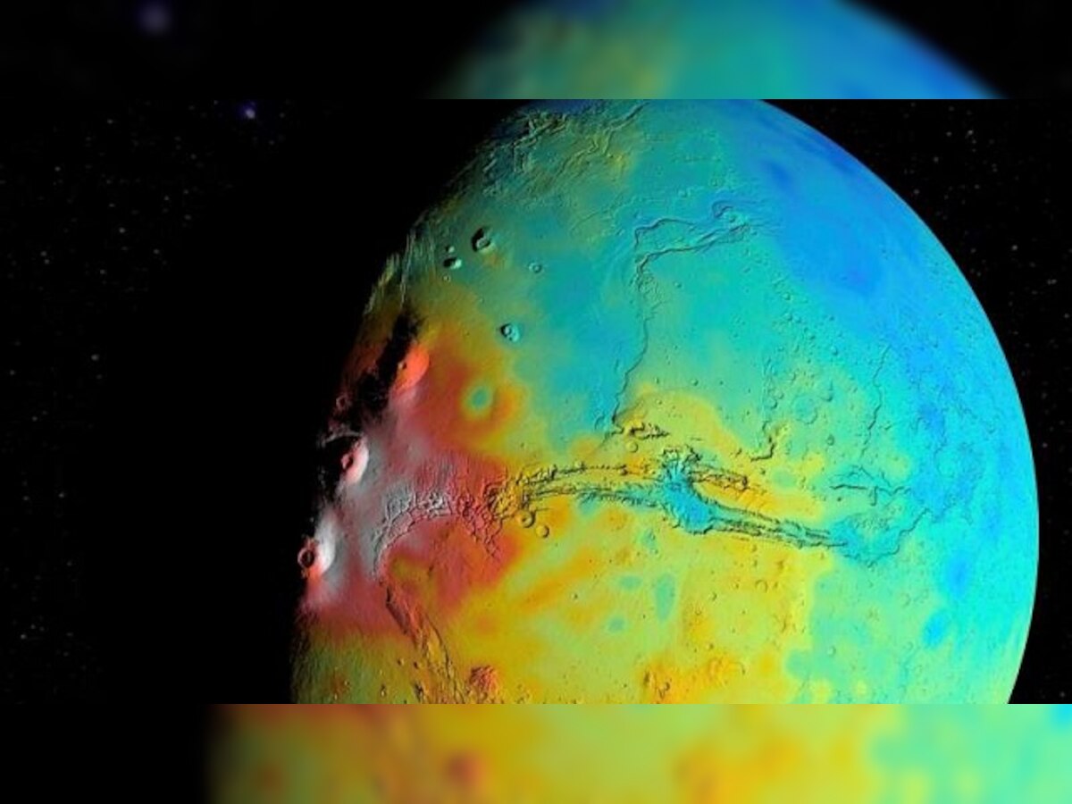 NASA gravity map shows Mars has porous crust