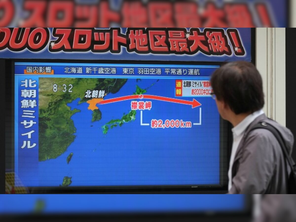 Day after 'sink' threat, North Korea launches unidentified missile over Japan