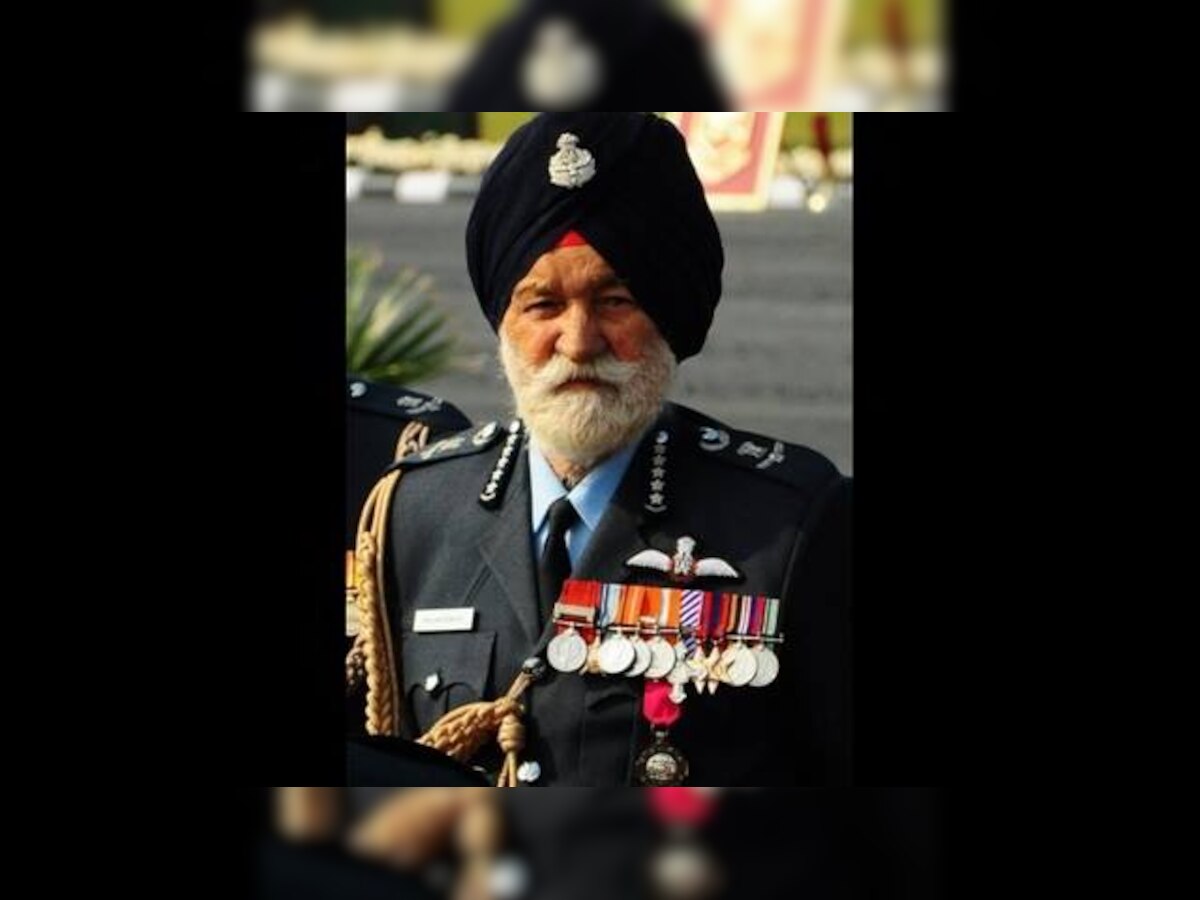 Marshal of Indian Air Force Arjan Singh, only living 5-star rank military officer, critically ill