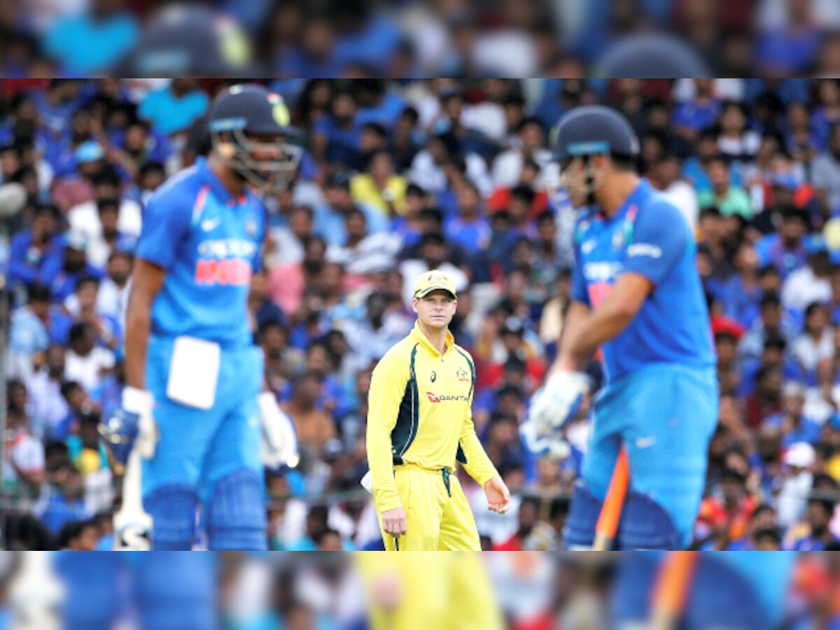 WATCH | India v/s Australia, 1st ODI: MS Dhoni, Hardik Pandya put on counter-attacking partnership for the ages
