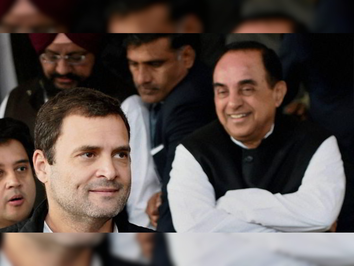 Seems like 'semi-literate' Rahul ordered Manish Tewari to post abusive tweet about PM: Swamy 