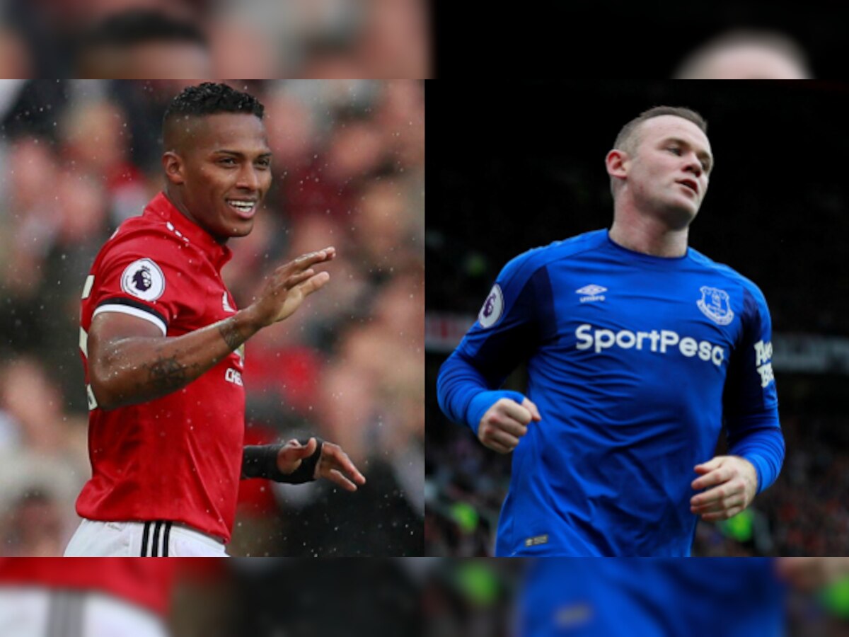 Premier League: Valencia ruins Rooney's Old Trafford homecoming, late Man Utd goals add to Everton's agony