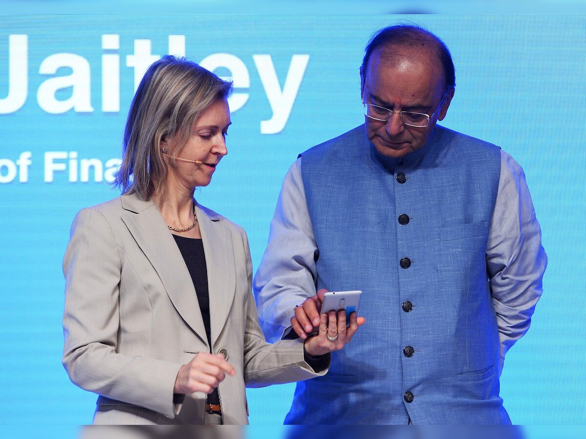 Digital transactions taken up out of compulsion, not convenience: FM Jaitley while unveiling Google's Tez