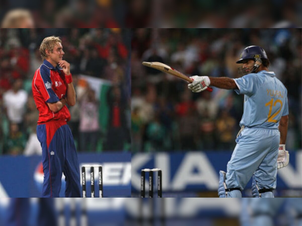 6,6,6,6,6,6: On this day in 2007, Yuvraj Singh hit Stuart Broad for six sixes 