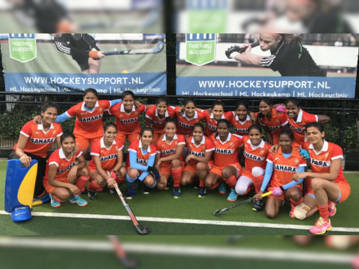 Hockey: Indian women's team beat Belgium junior men 4-3