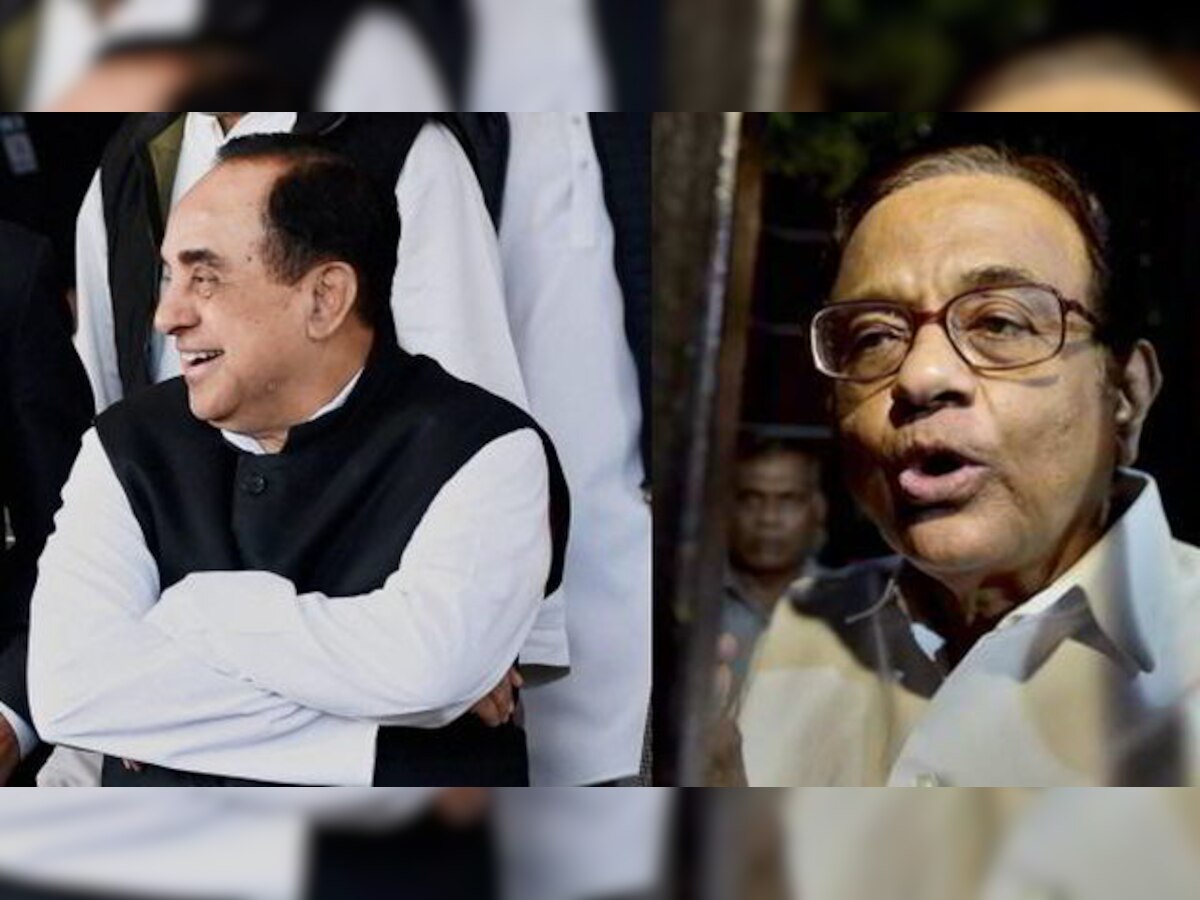 'He steals others views': Subramanian Swamy mocks P Chidambaram's comment on 18 disqualified TN MLAs