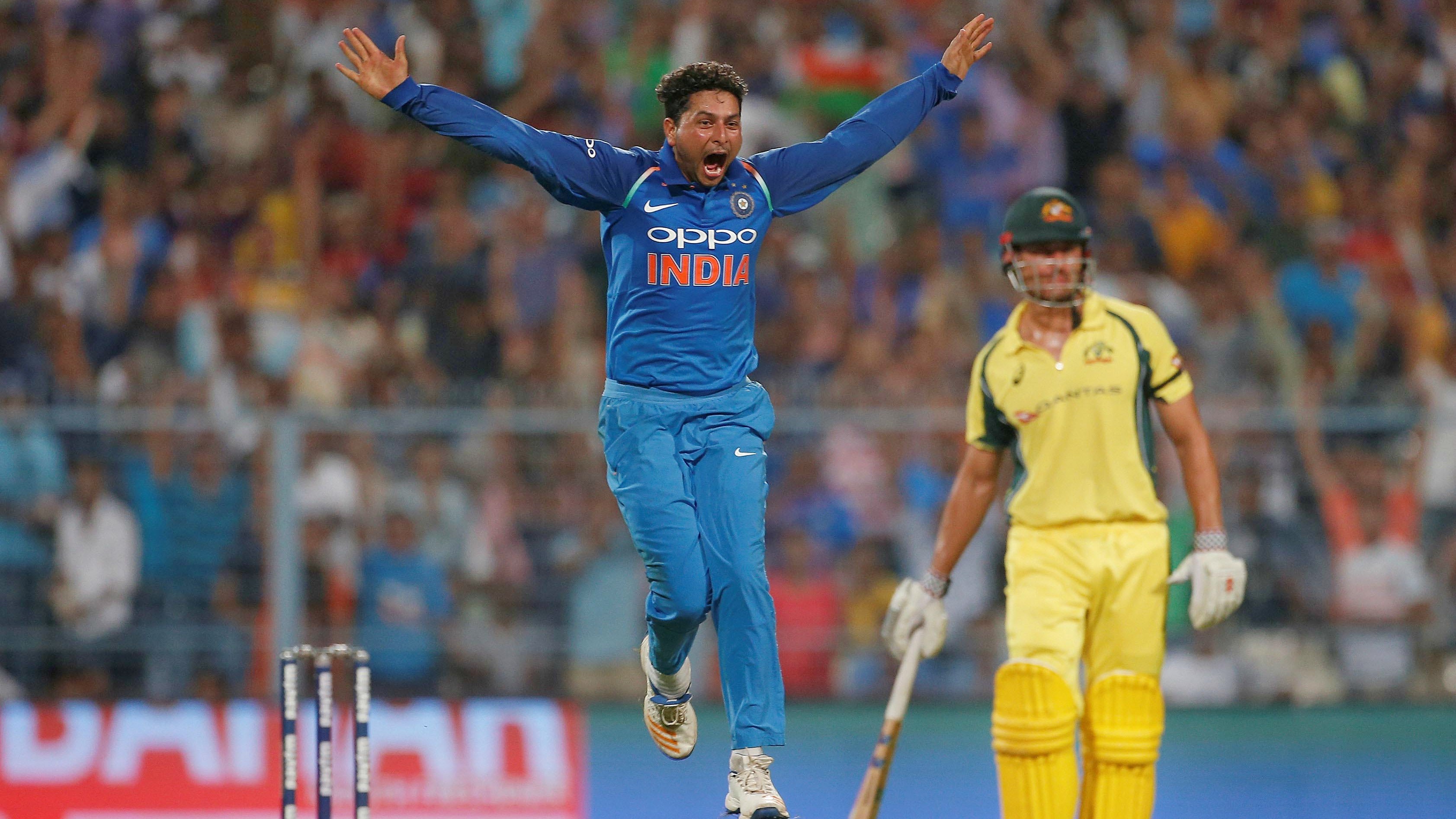 India vs Australia, 2nd ODI: Kuldeep Yadav hat-trick helps hosts take 2-0 lead