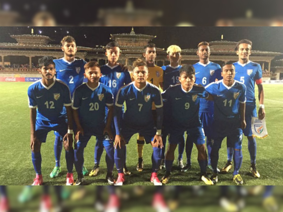 Football: India thrash Bhutan 3-0 in SAFF U-18 Championships