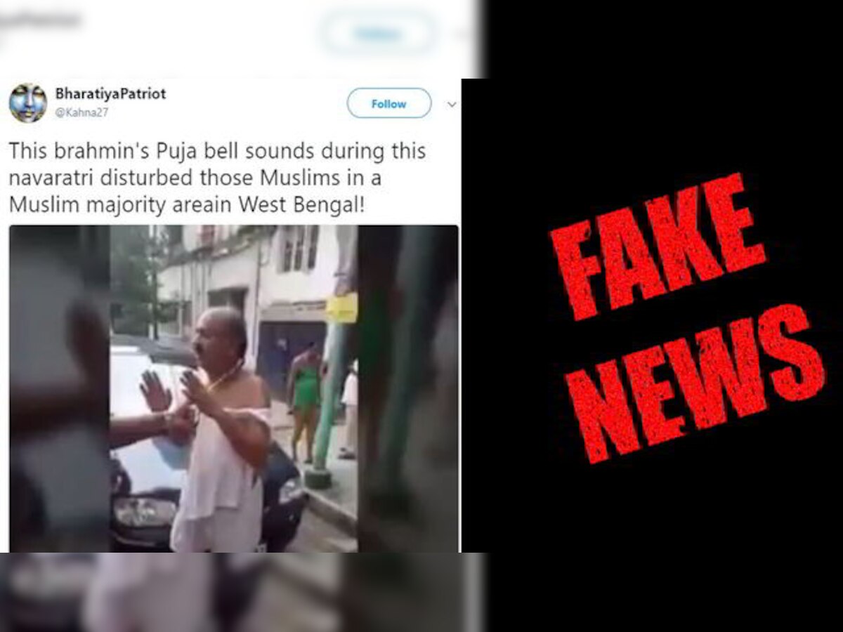 Kolkata Police busts fake video of ‘priest being assaulted by Muslims during Navratri'