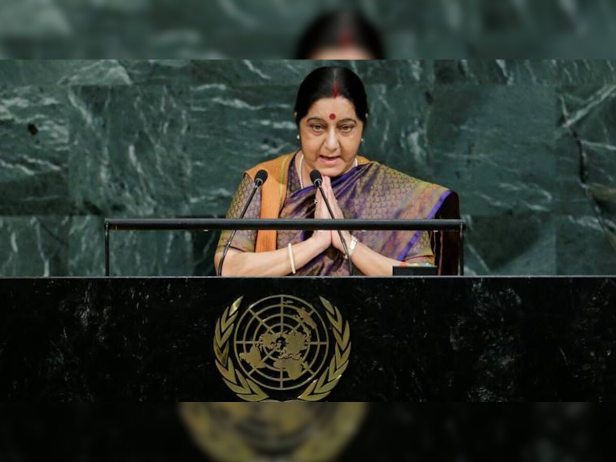 Sushma Swaraj mesmerises UNGA with her brilliant oratory, calls out Pak's terror bluff