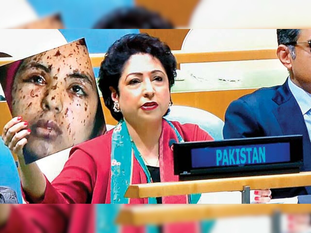 Pakistan exposed at UN as it tries to pass off Gaza woman pic as 'Kashmiri Victim'