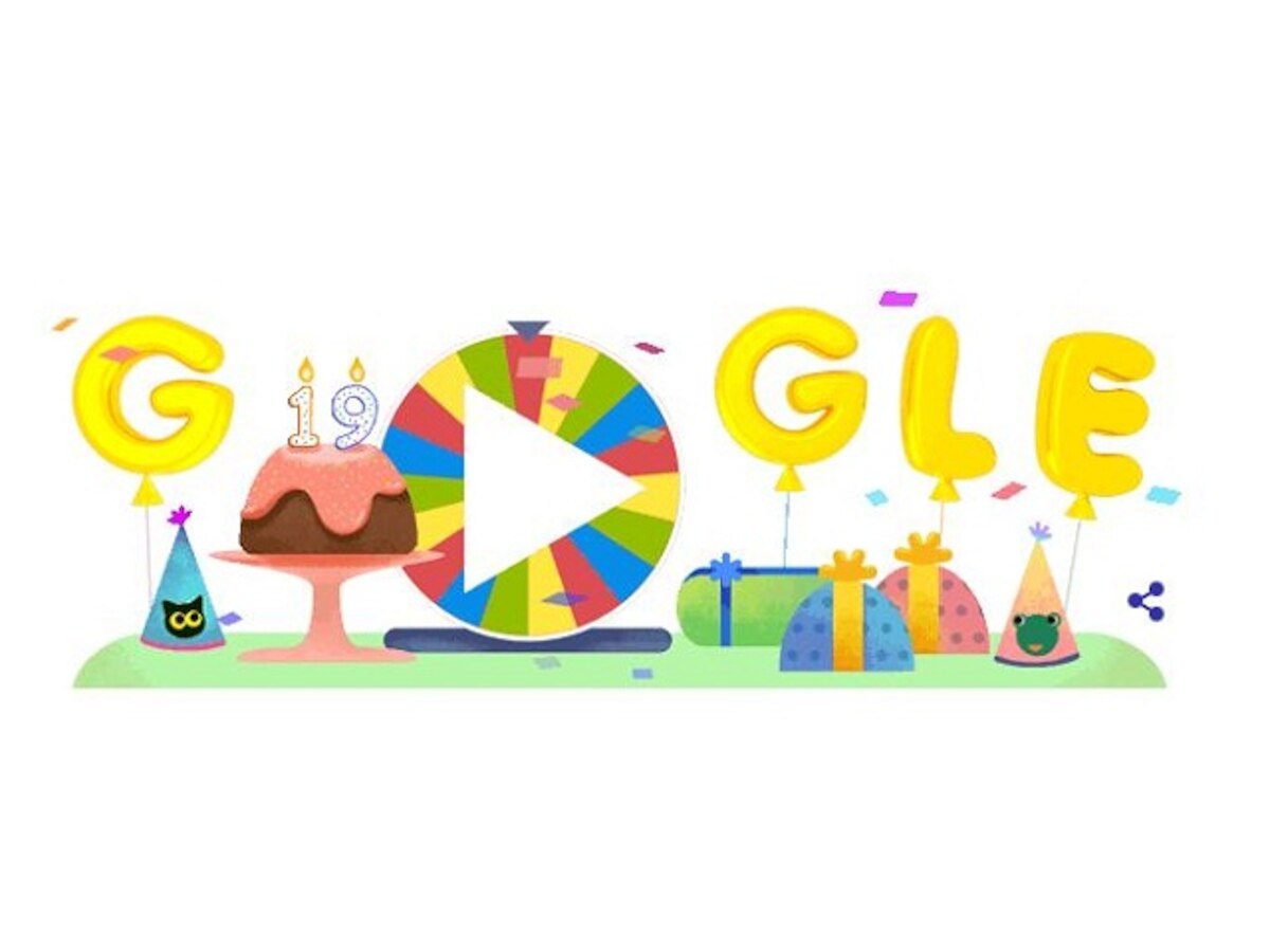 Happy Birthday! Google marks 19th anniversary with fun birthday doodle
