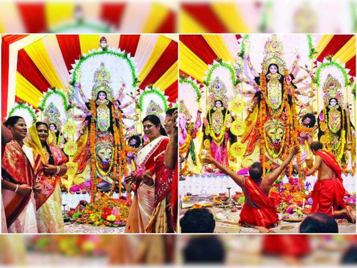 City comes alive as Ahmedabad Bangalis soak in ashtami spirits