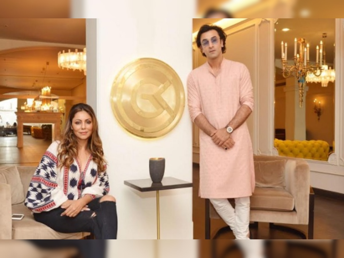 Ranbir Kapoor visits Gauri Khan's store