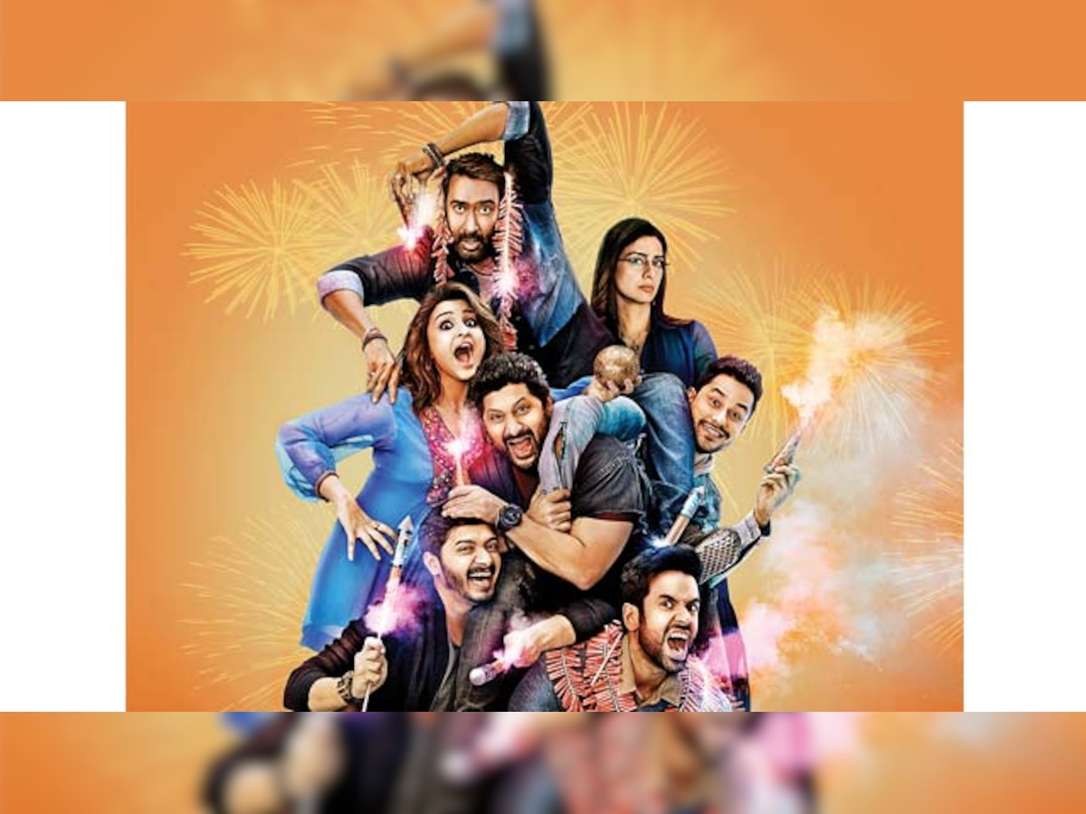 Golmaal Again begins with a big bang