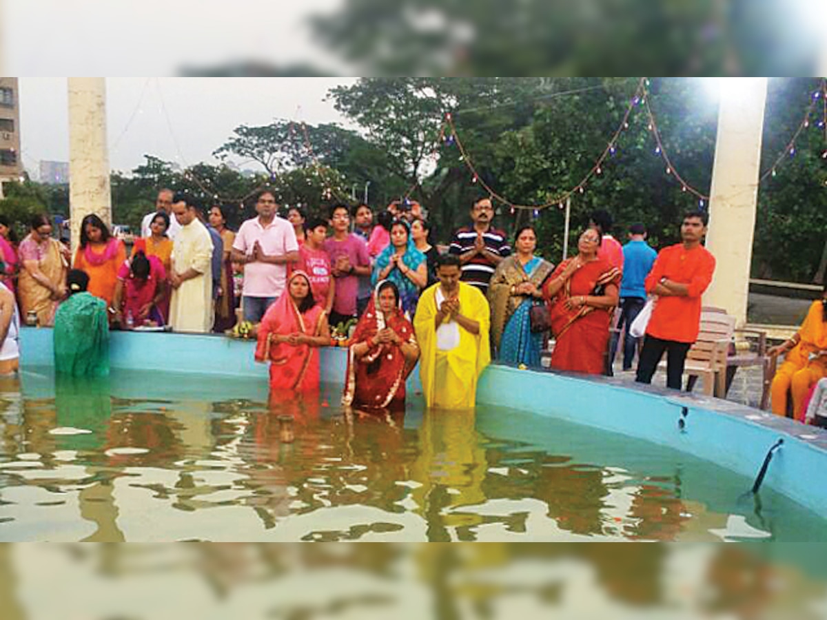 Future tense? Water pollution forces people celebrate 'indoor Chhath' 