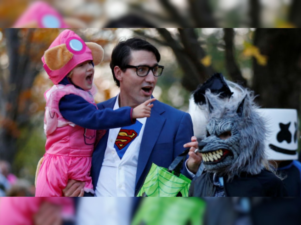 'Why so hot,' Twitter explodes after Canada PM Justin Trudeau turns up to work as Clark Kent on Halloween