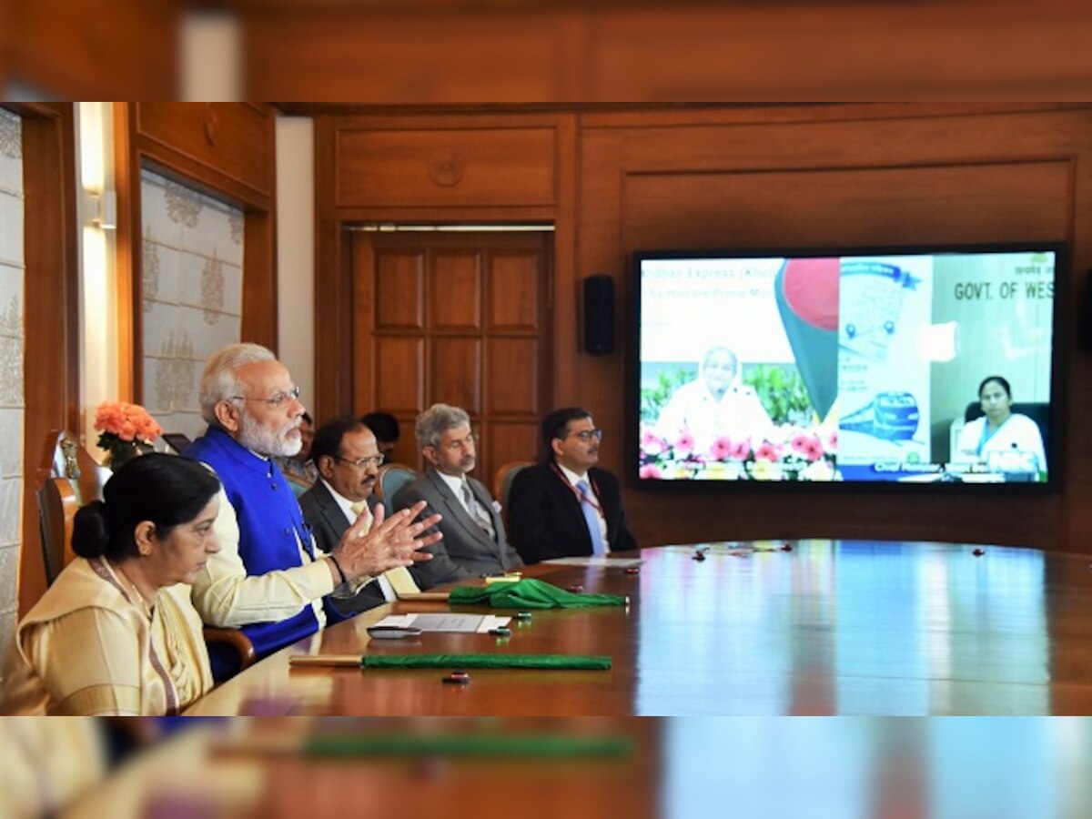 Kolkata-Khulna passenger train service flagged off by PM Modi, Sheikh Hasina