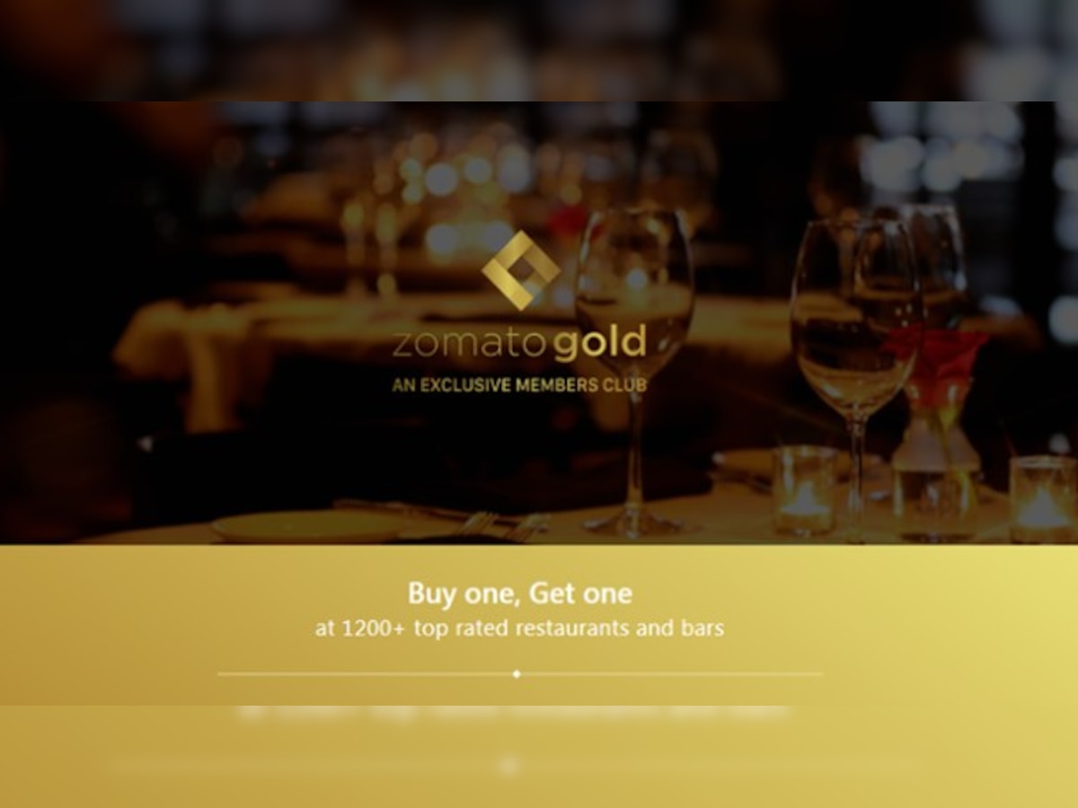 'Zomato Gold' launched, yearly subscription at Rs 999 