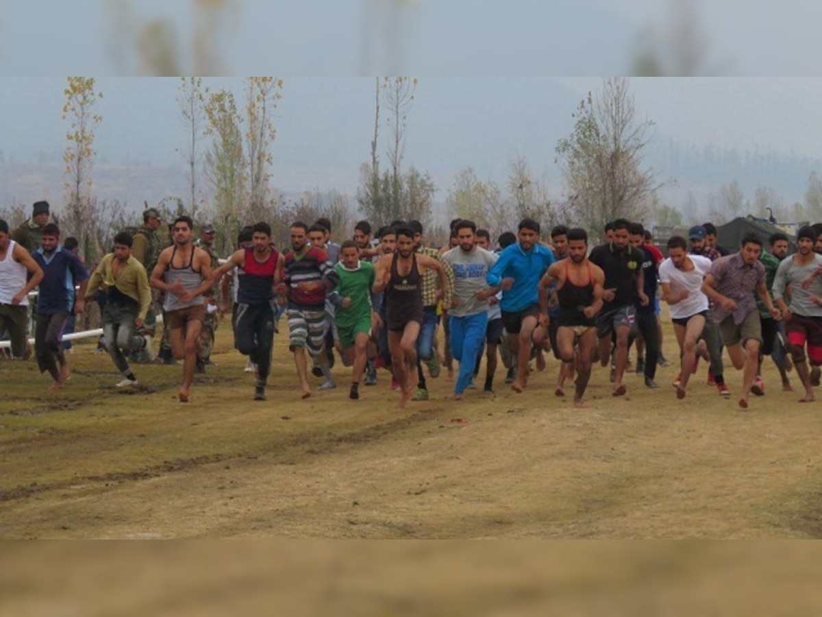 Kashmiris line up to become proud Indian army soldiers