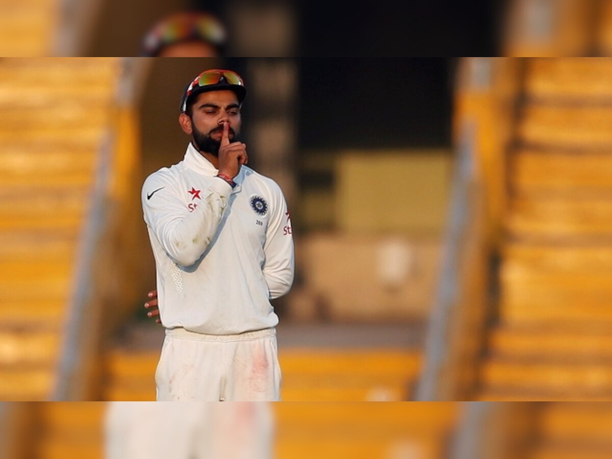 WATCH | Was Virat Kohli chewing gum during National Anthem at Eden Gardens?