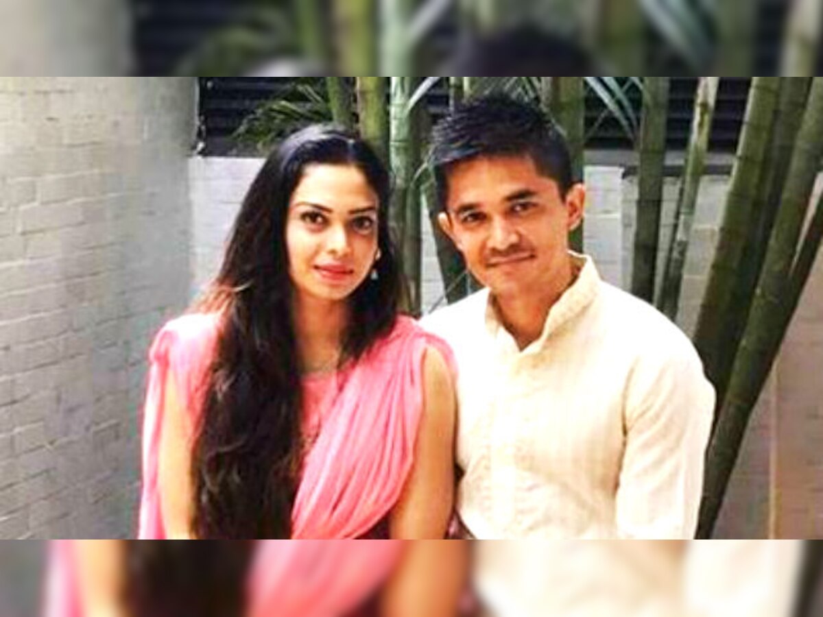 SEE PICS | Sunil Chhetri and Sonam Bhattacharya's beautiful Sangeet ceremony 