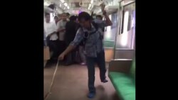 Caught on Camera: Indonesia man kills snake with bare hands in train