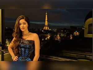 See pics | Chunky Panday's daughter Ananya makes a stunning debut at Le Bal in Paris
