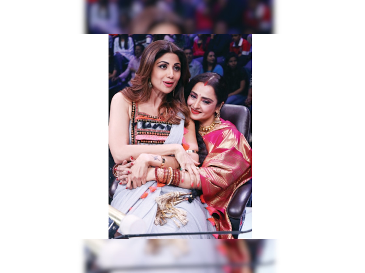 When Shilpa Shetty Kundra sat on Rekha’s lap!