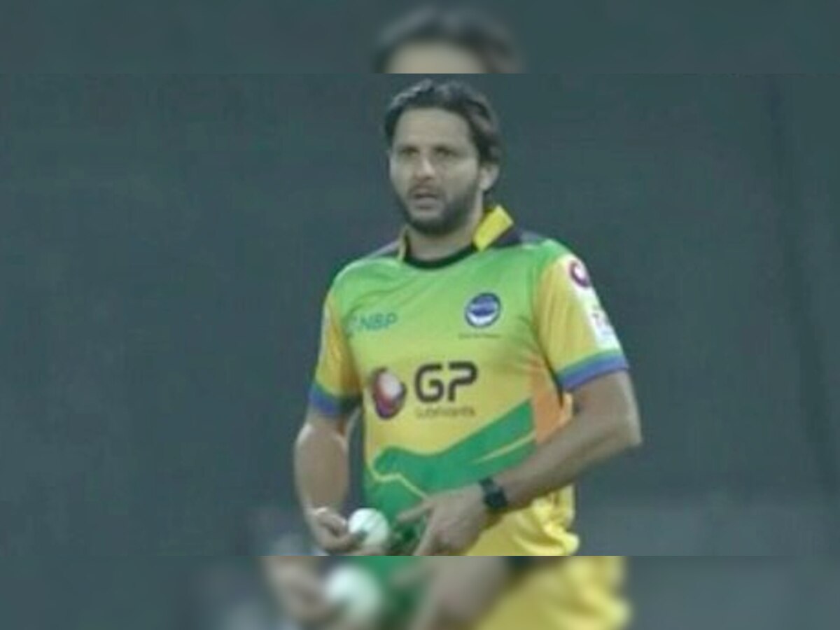 Watch Shahid Afridi Makes Virender Sehwag His Hat Trick Victim In Sharjah T10 3114