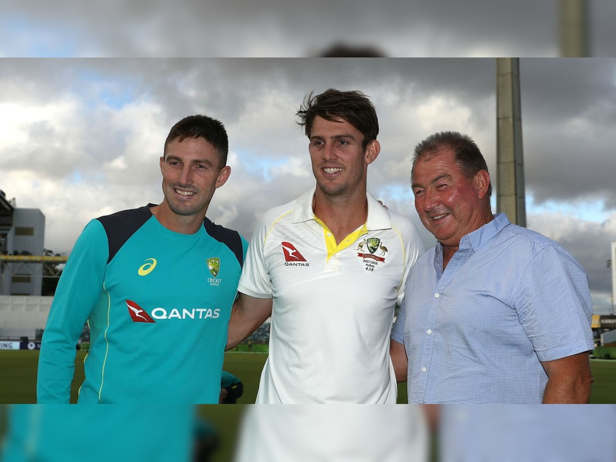 All in the family: Mitchell Marsh joins father Geoff, brother Shaun as Ashes centurions