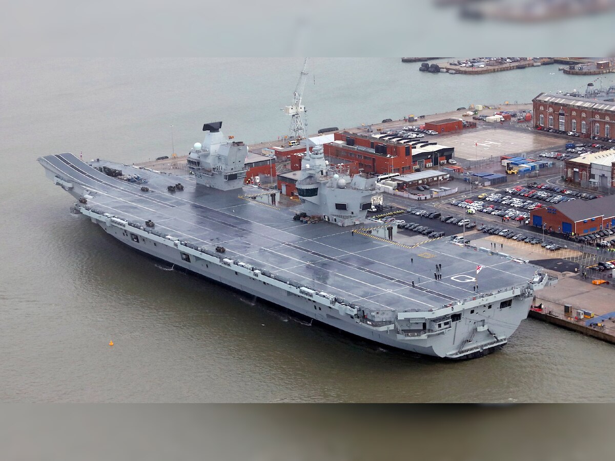 HMS Queen Elizabeth | Britain's biggest, $4.2 billion warship has a leak, needs repair