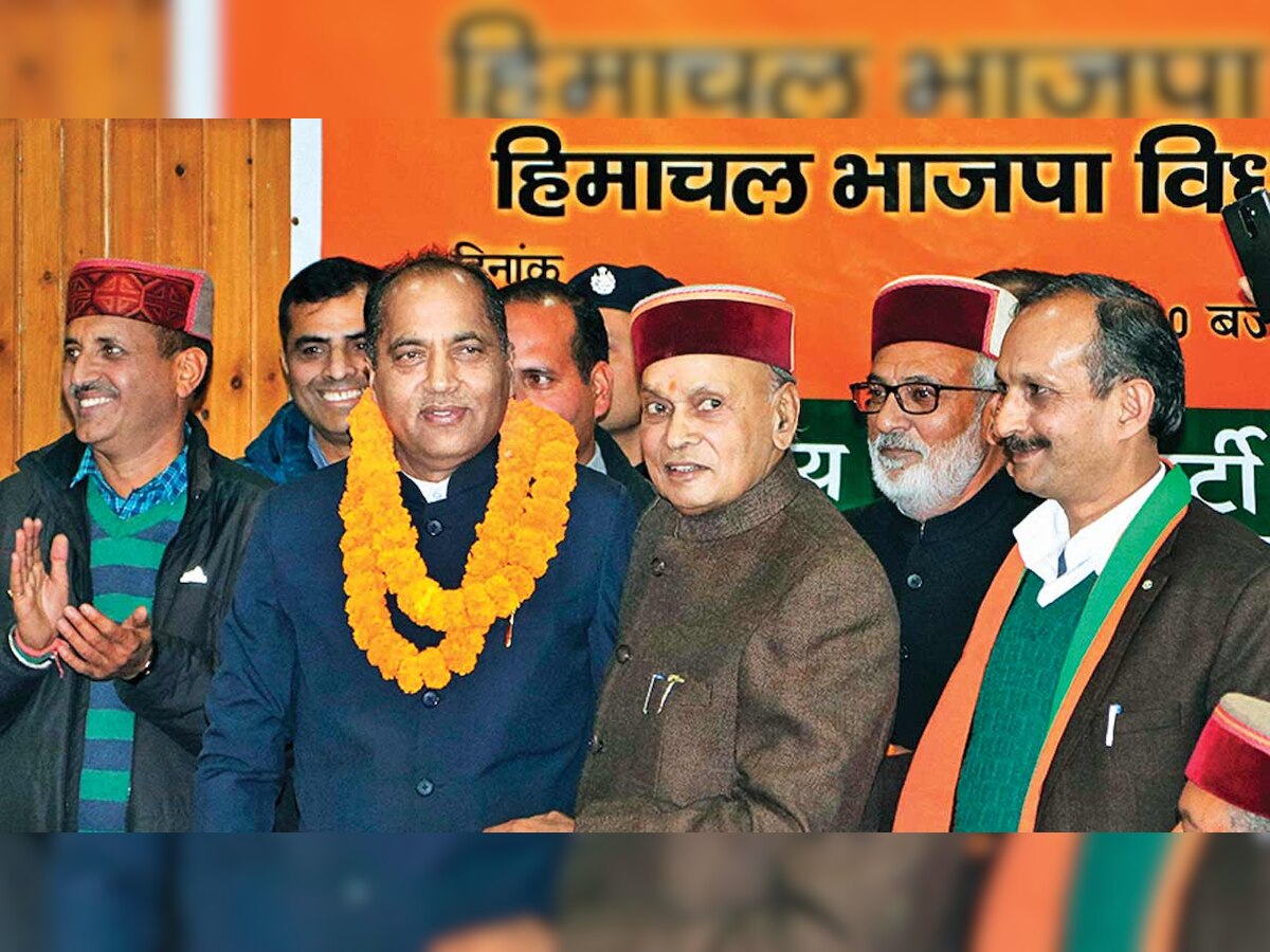 No looking back for Jai Ram Thakur after joining BJP in '83