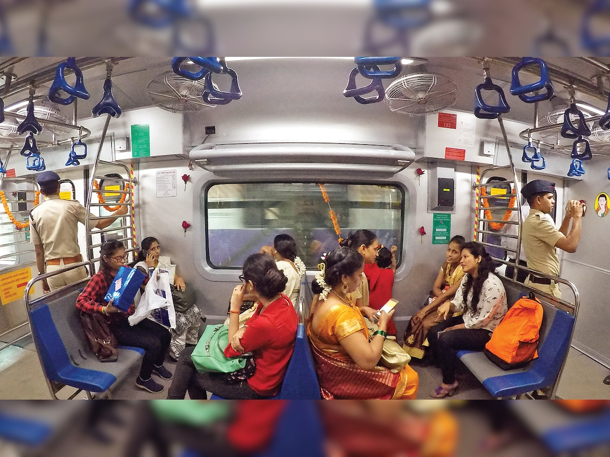 Travelling from Borivili to Churchgate in a Mumbai local has never been cooler