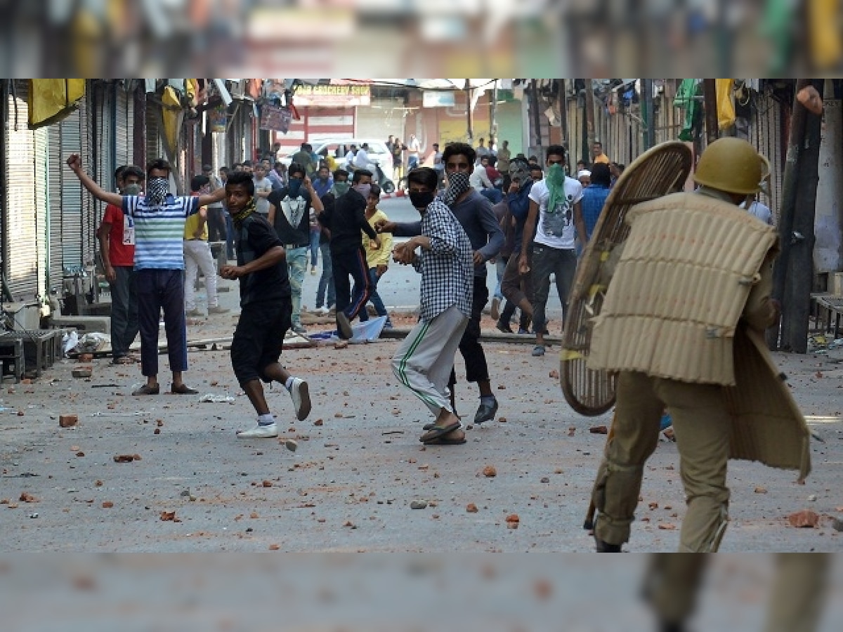 Cases of stone pelting in J&K reduced by nearly 1600 in one year: Govt