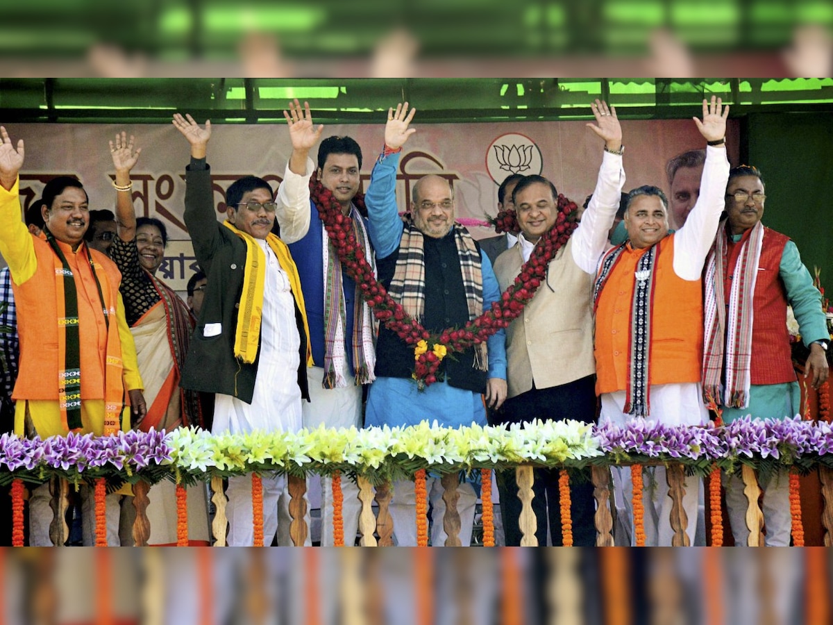 Many Tripura ministers involved in chit fund scams, will be sent to jail: Amit Shah