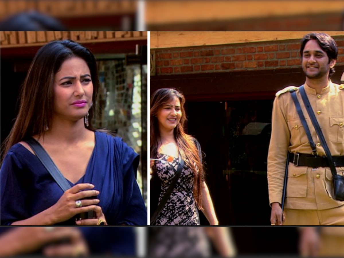 Bigg Boss 11| Shilpa Shinde and Vikas Gupta gang up against Hina Khan in the last task 