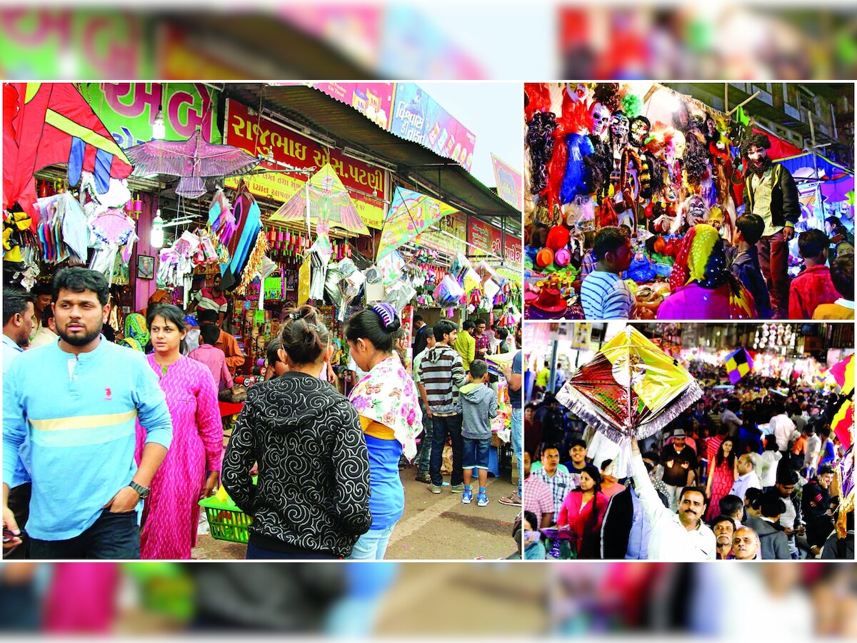 Wind to thrill to kite loverson Uttarayan