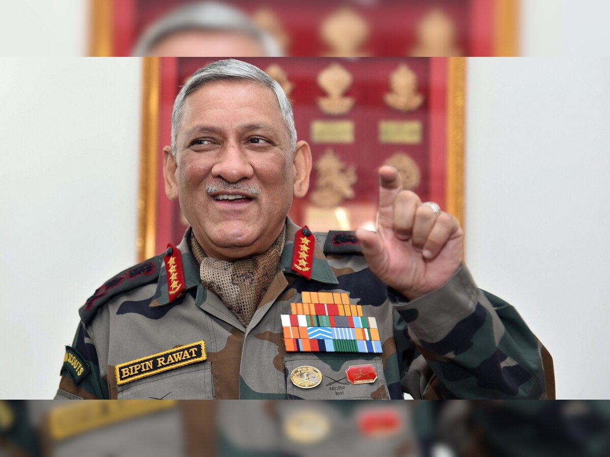 Need politico-military approach to deal with situation in Jammu and Kashmir: Army Chief General Rawat