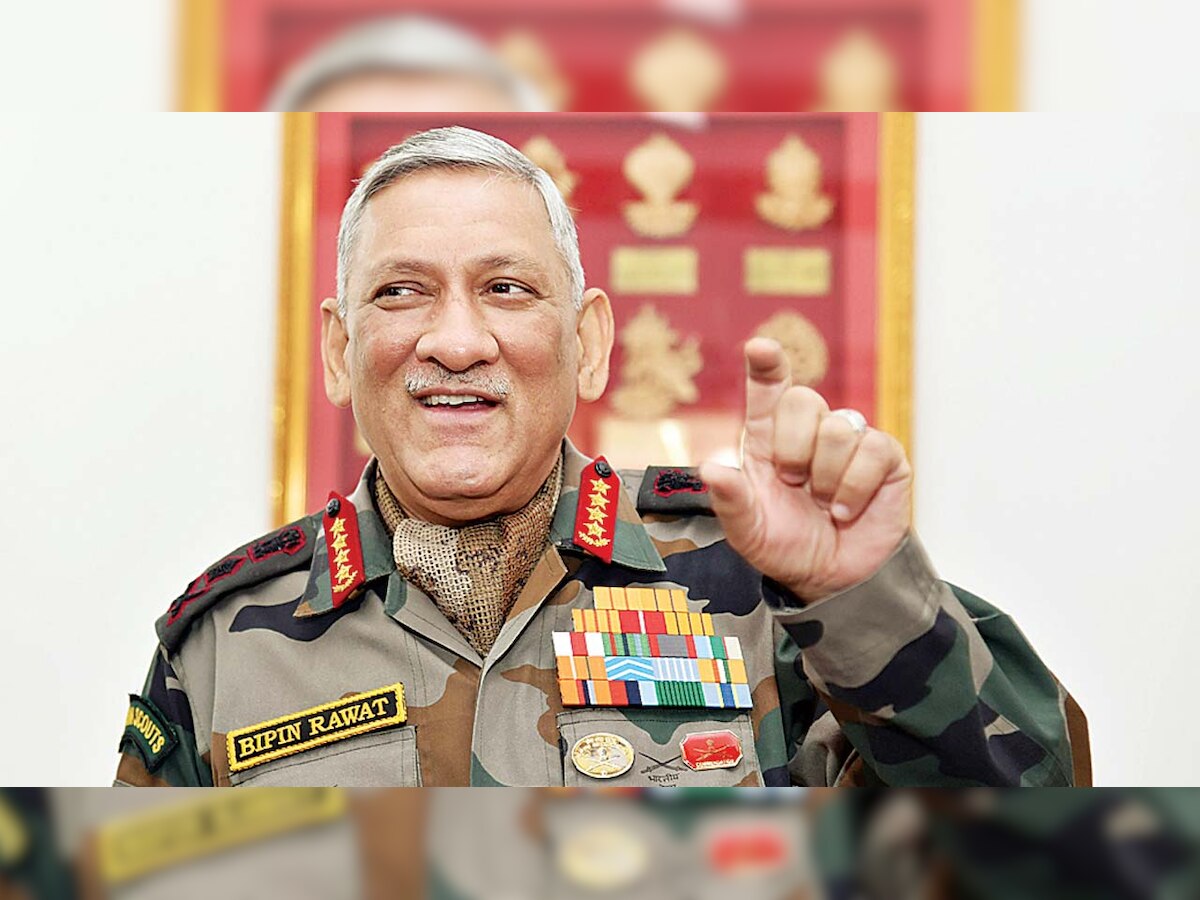 Politico-military approach needed for peace in J&K, says Bipin Rawat