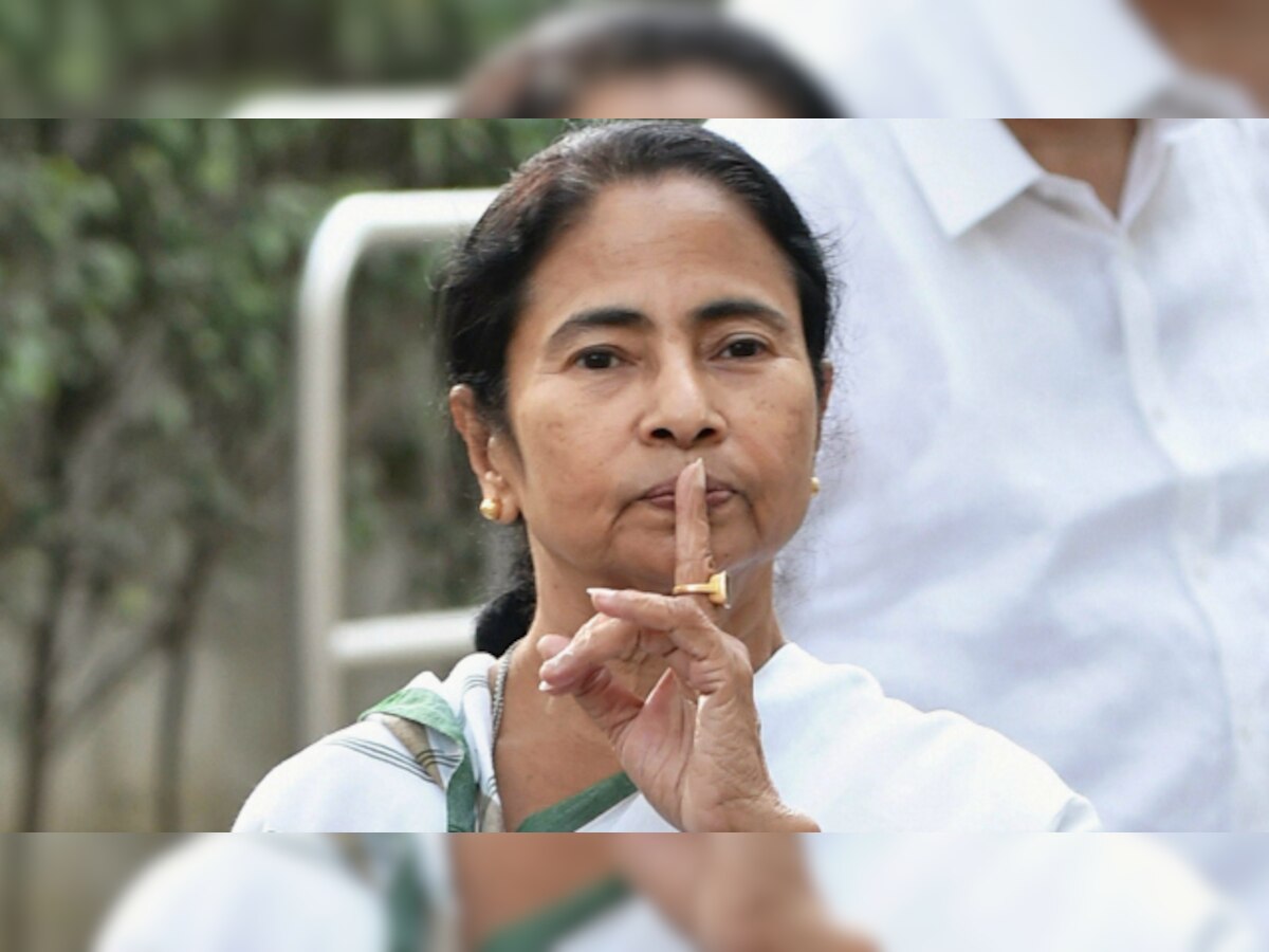 Mamata Banerjee's picture defaced inside Jadavpur University 