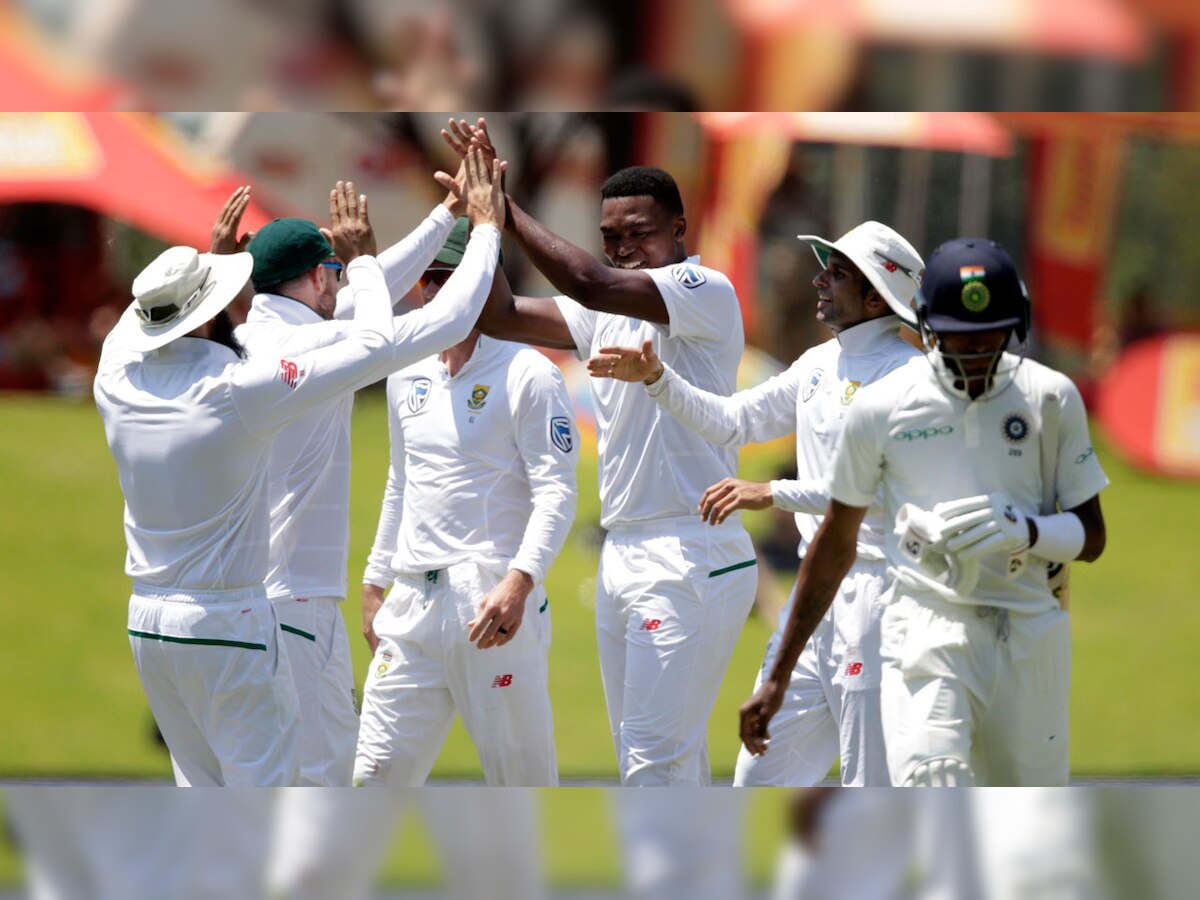 South Africa v/s India: Debutant Ngidi takes six-fer, hosts win test by 135 runs to seal series