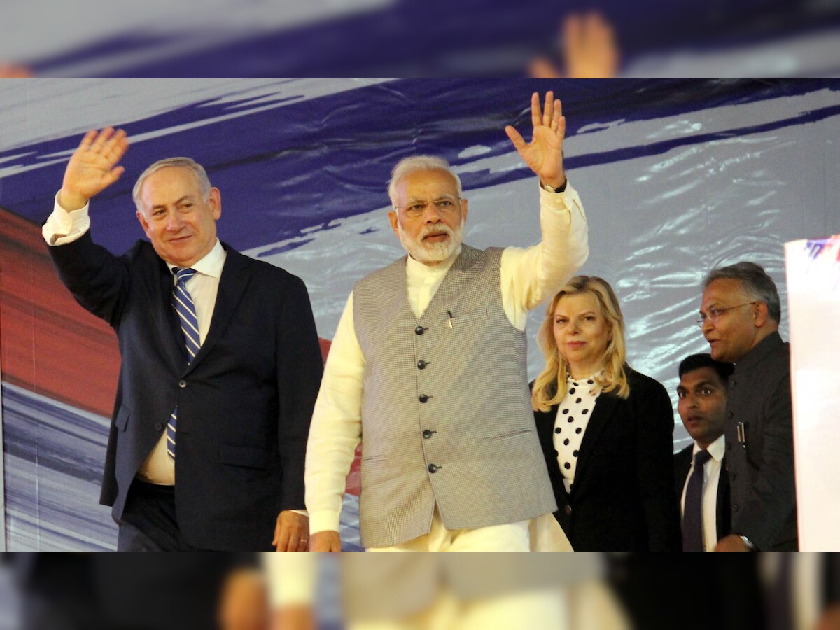 Netanyahu in India: Modi-Bibi fly kite, hold roadshow in Gujarat to cement Indo-Israel ties