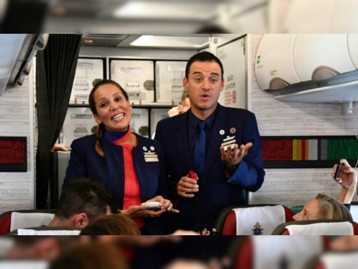 Love is in the Air! Pope marries airline employees mid-flight