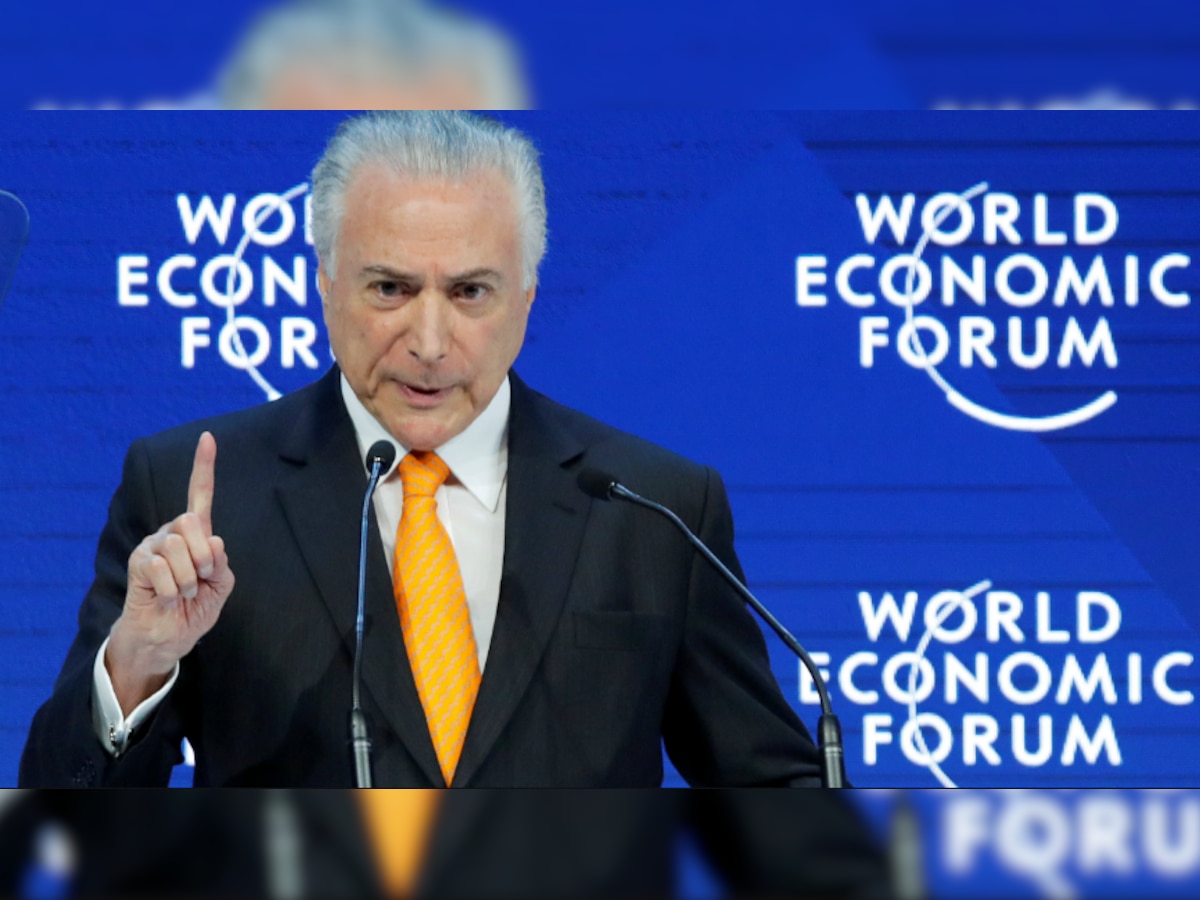 WEF 2018: Brazilian President Temer vows to battle 'day & night' on reform agenda in Davos