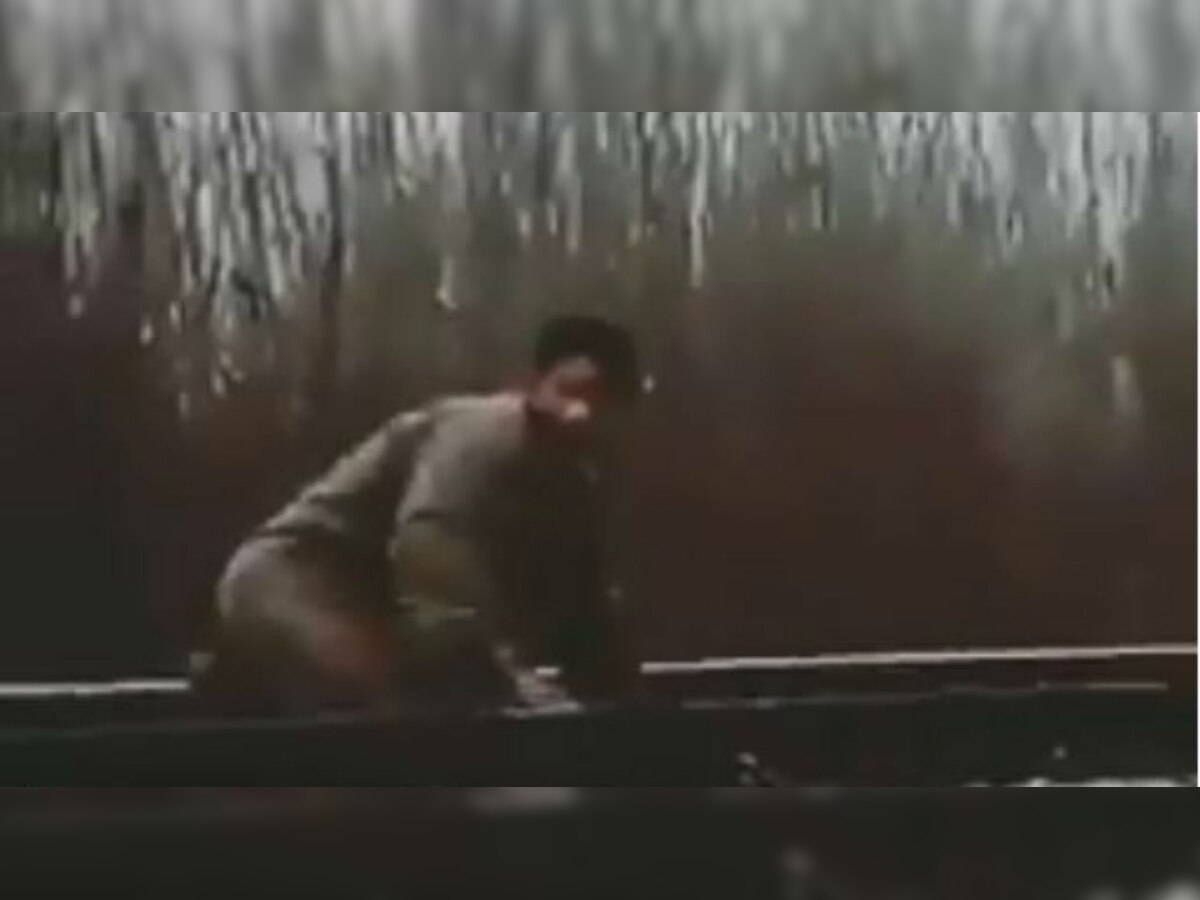 Kashmir: Video of death defying rail stunt goes viral, two arrested